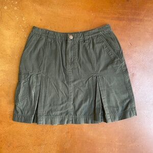 Patagonia Army Green Cargo Skirt